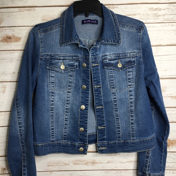 Blue Spice Jean Jacket Size M 